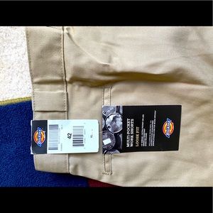 Men's Dickies Work Shorts Tan 42 Waist